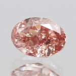 ☆ソーティング付 UV蛍光 ピンクダイヤモンド オーバル FANCY DEEP PINK 0.190ct<br><br>※こちらのルースを使用してのカスタマイズもお受けできます。誕生石4月