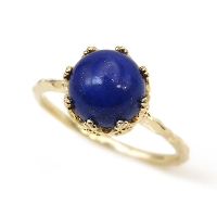 Xmas新作限定価格 数量限定 8mm ラピスラズリ リング ボンボンクルール 指輪 PT900 K18 K10対応<br> 12/11(木)迄 ￥80850→￥64680税込 割引対象外