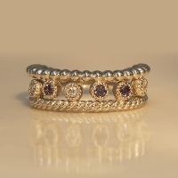 ����1�{ PT950 0.04ct �A���L�T���h 0.04ct �_�C�������h �s���L�[�����O 4.5�� �T�C�Y�ύX����܂� �a����6��4��