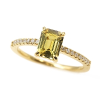 ����1�{ K18YG UV�u�� 1.16ct �C�G���[�T�t�@�C�A 0.11ct �_�C�������h �����O 12�� �T�C�Y�ύX����܂� �a����9��