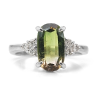 ����1�{ PT900 2.54ct �o�C�J���[�g���}���� 0.183ct �_�C�������h �����O 14�� �T�C�Y�ύX����܂� �a����10��