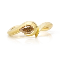 ����P�{ K18YG 0.51ct UV�u�� �I�����W�u���E���_�C�������h �y�A�V�F�C�v �e�N�X�`���[ �����O �I���f�B�[�k�u���̐���v 11�� �T�C�Y�ύX����܂� �a����4��