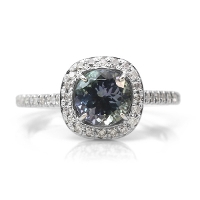 ����P�{ PT900 1.69ct �]�C�T�C�g 0.19ct �_�C�������h �����O 12�� �T�C�Y�ύX����܂�