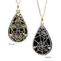 ���i�Z�[�� �I�j�L�X ���o�[�V�u���������͗l �e�B�A�h���b�v �y���_���g�g�b�v skeleton spiderweb<br>���i��K18�C�G���[�~�z���C�g�S�[���h<br>�����ΏۊO ���iSALE2607