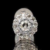 ����P�� SV 0.12ct ���[�Y�J�b�g�_�C�������h �Ў��s�A�X �a����4��